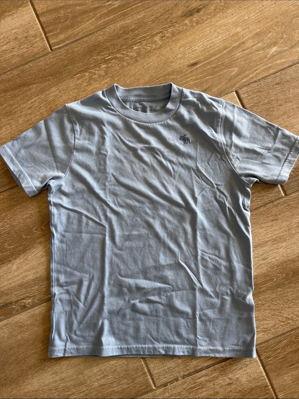 abercrombie kids 11 / 12 Light Blue Crew Neck Tee